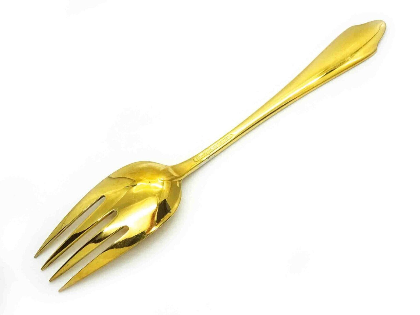 Tiffany & Co Vintage Mid-Century Modern Clinton Gold Vermeil Forks