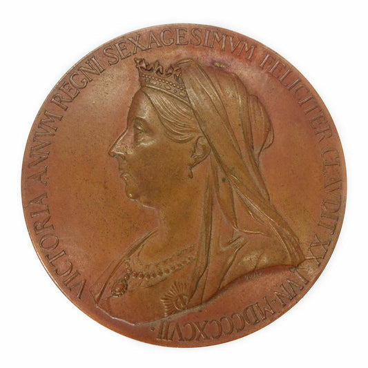 1837-1897 Great Britain Victoria Diamond Anniversary Jubilee Bronze Medal