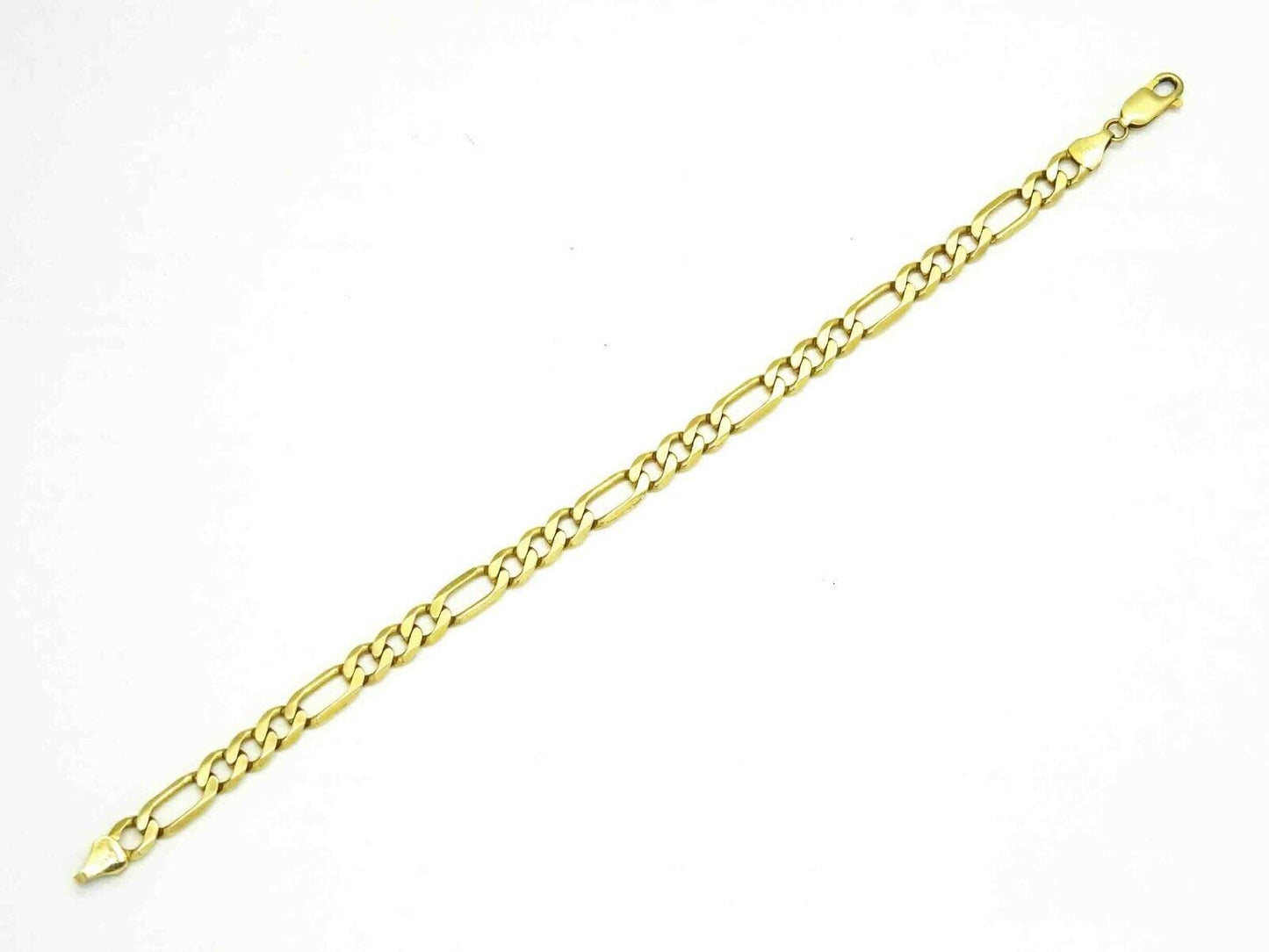 B&M Italian Figaro Link Tennis Bracelet 14k Gold