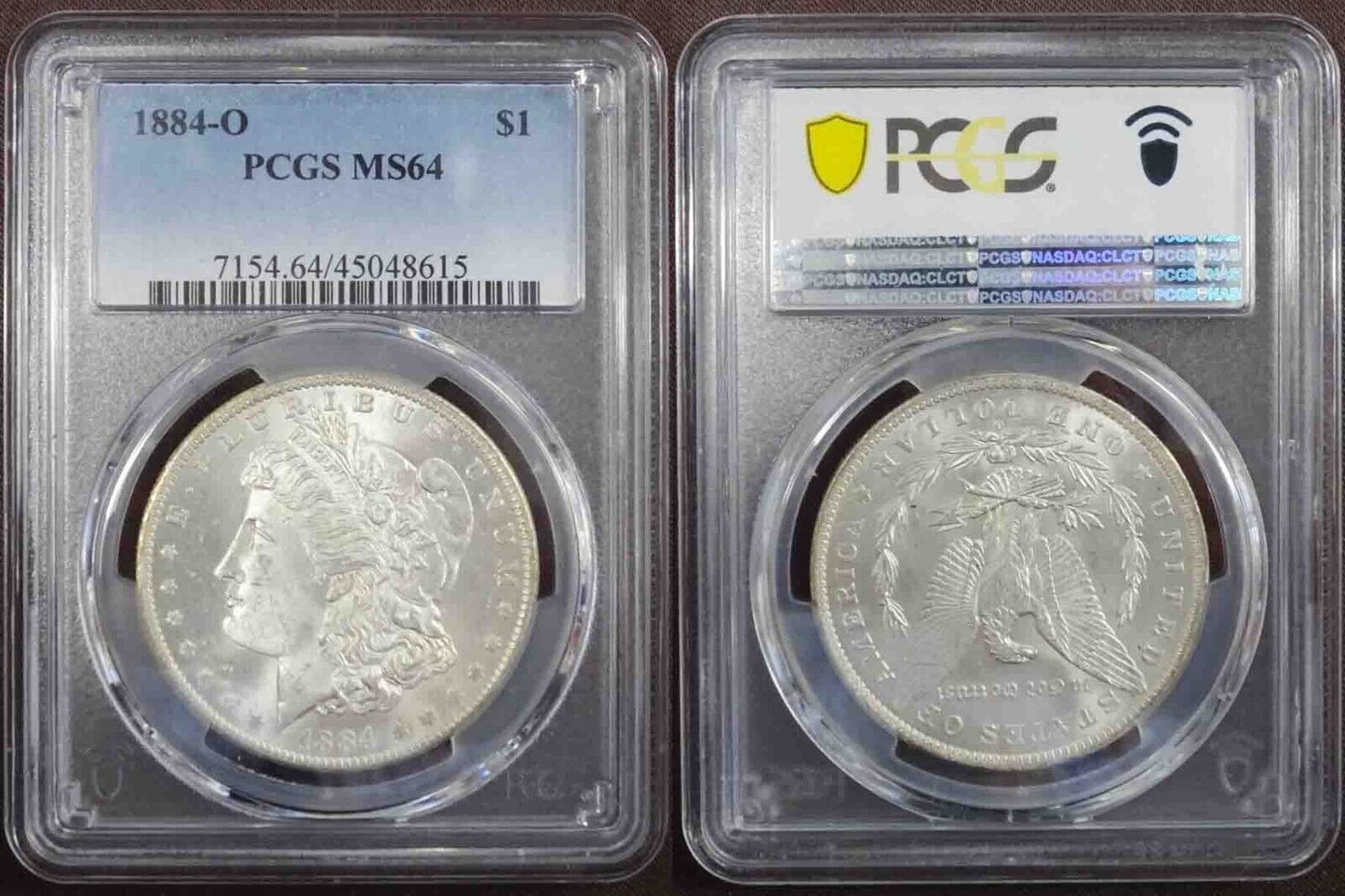 1884-O $1 Morgan Silver Dollar PCGS MS64