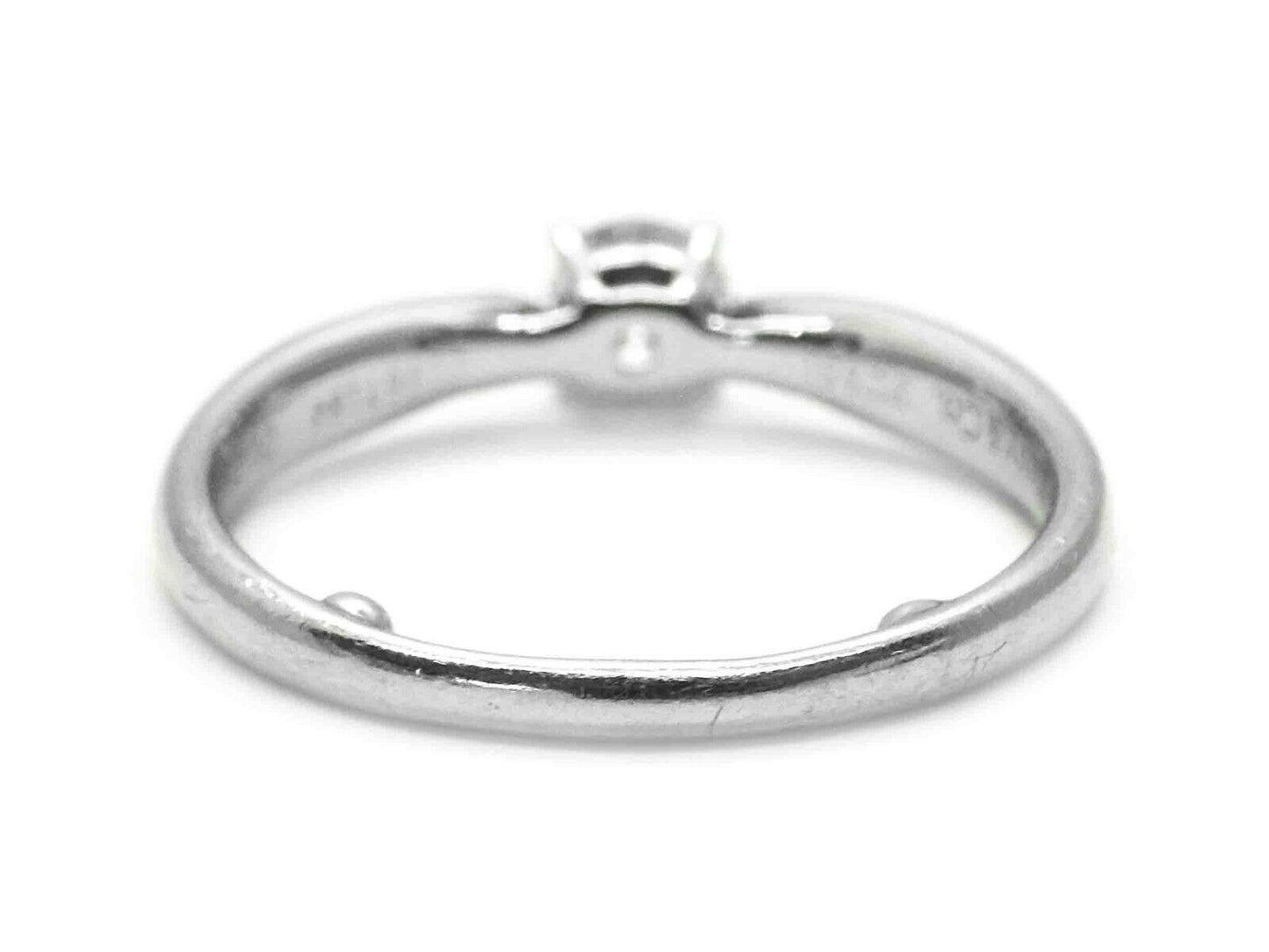 Tiffany & Co 0.28ct Diamond Harmony Engagement Ring Platinum Size 5