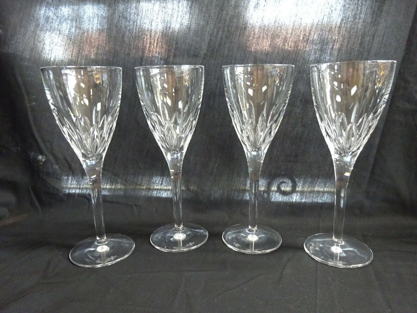 4 Waterford Irish Crystal ABBINGTON Claret Wine Glass , Lot of 4, MINT CONDITION