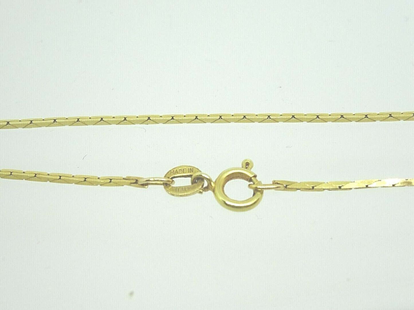 Italian 1mm Box Chain 14k Yellow Gold 24" 5.5 Grams