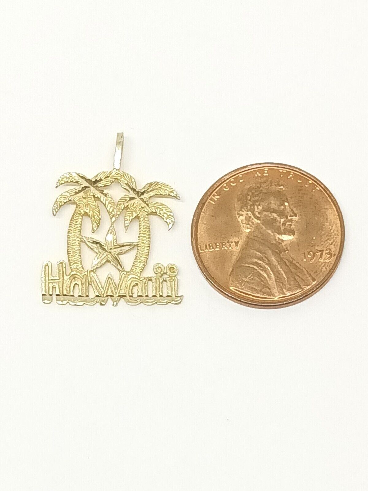 Hawaii 14k Yellow Gold Charm 0.9 grams