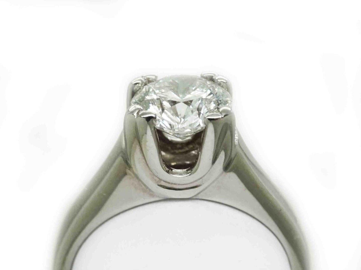 Helzberg 1.50ct  Diamond Engagement Ring 14k White Gold Size 5 HDS506448