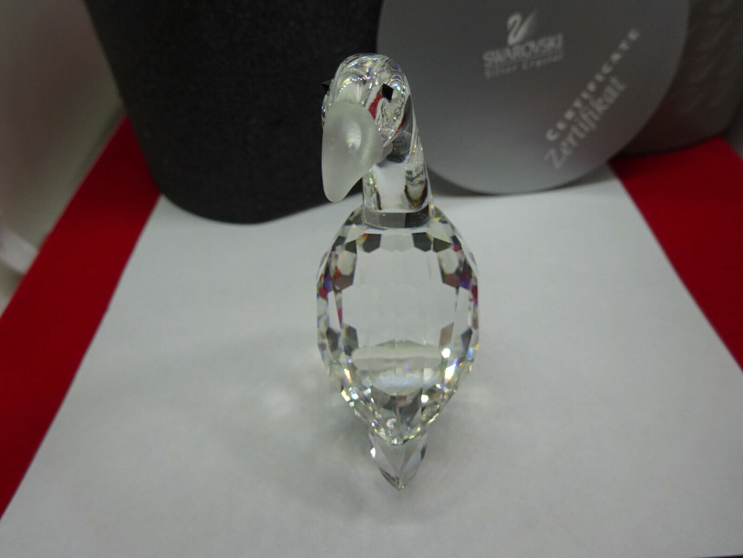 Swarovski Crystal Figurine Mother Goose Mint in Box & COA 2-1/2" Tall