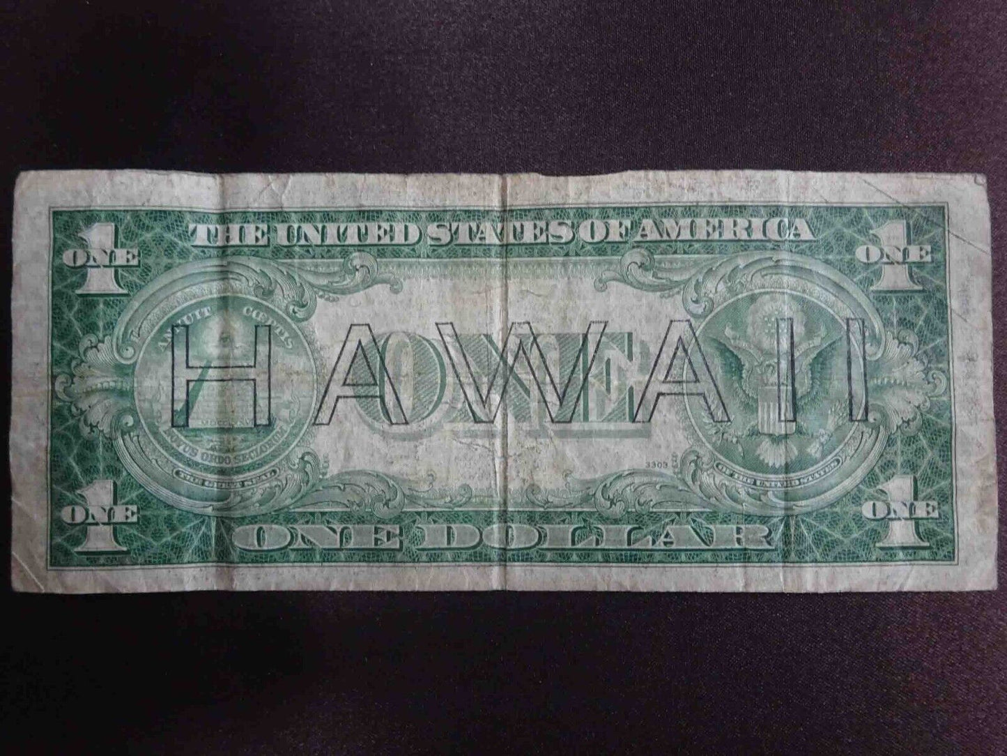 1935A Hawaii $1 Silver Certificate S42056136C
