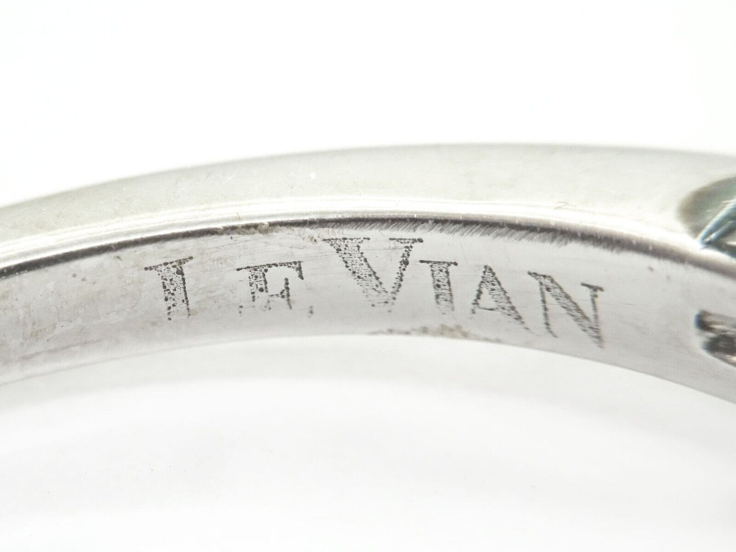 LeVian 1.70ct tw Chocolate & Vanilla Diamond Ring 14k White Gold Size 10