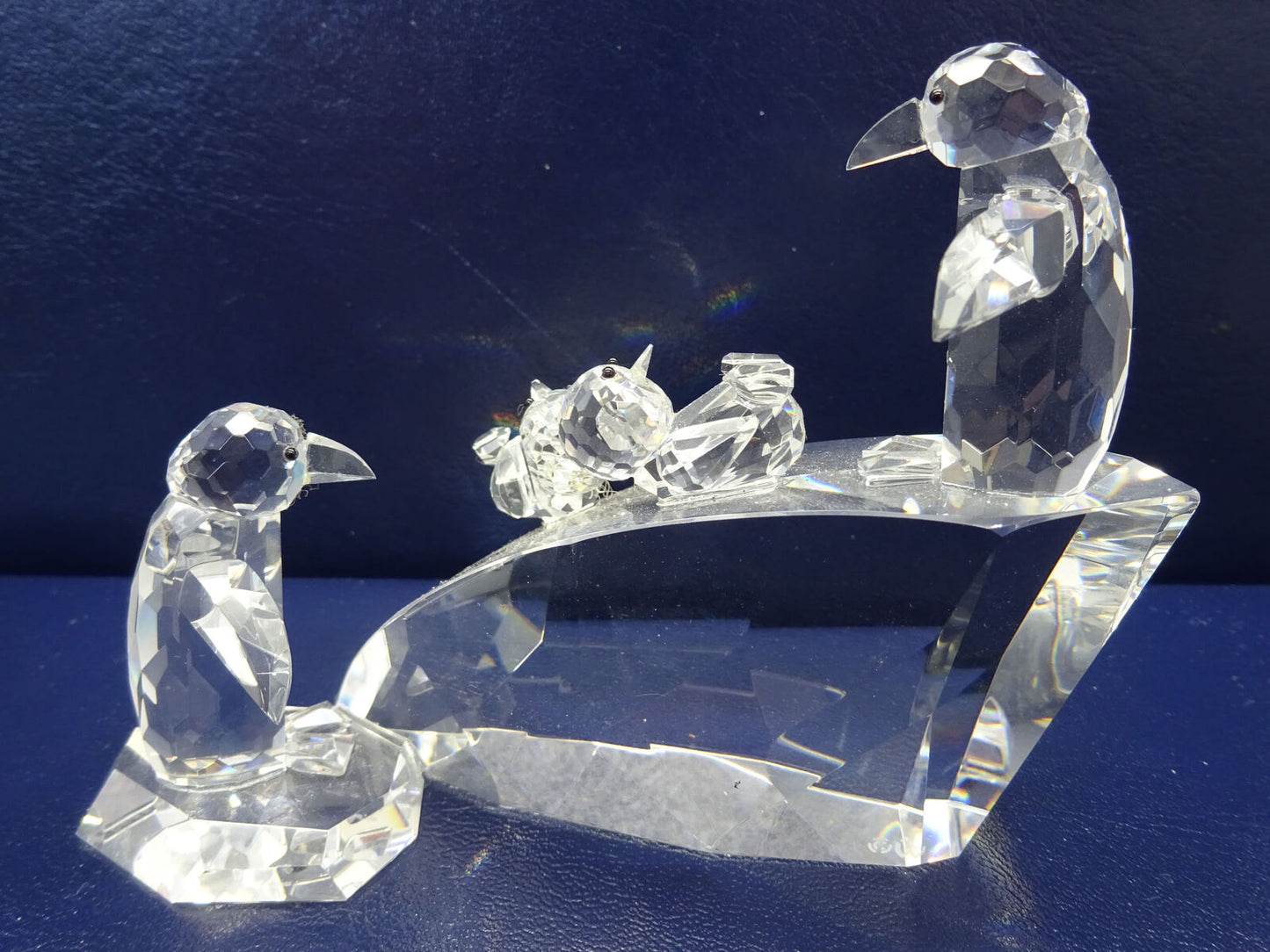 Crystal World Thrills 'n Chills Penguins Figurine #1016