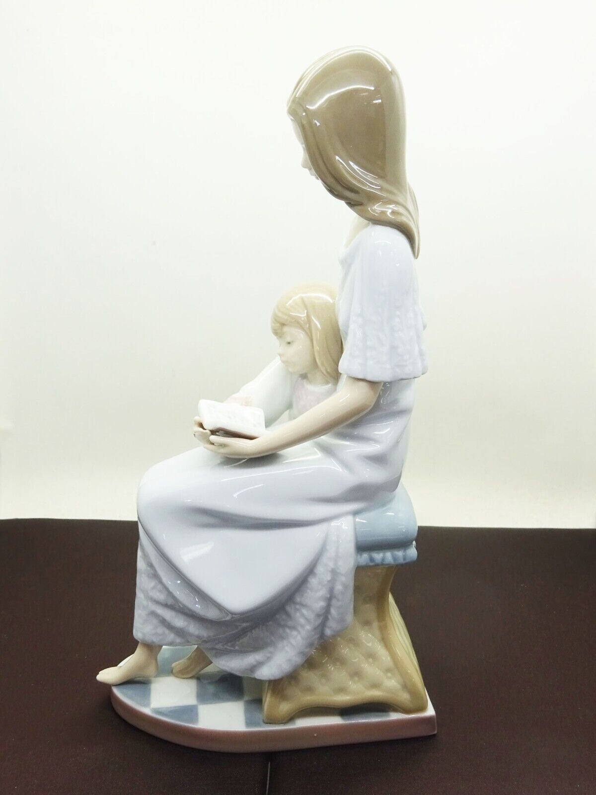 Lladro #5457 "Bedtime Story" Mother Daughter Figurine Glossy + Box