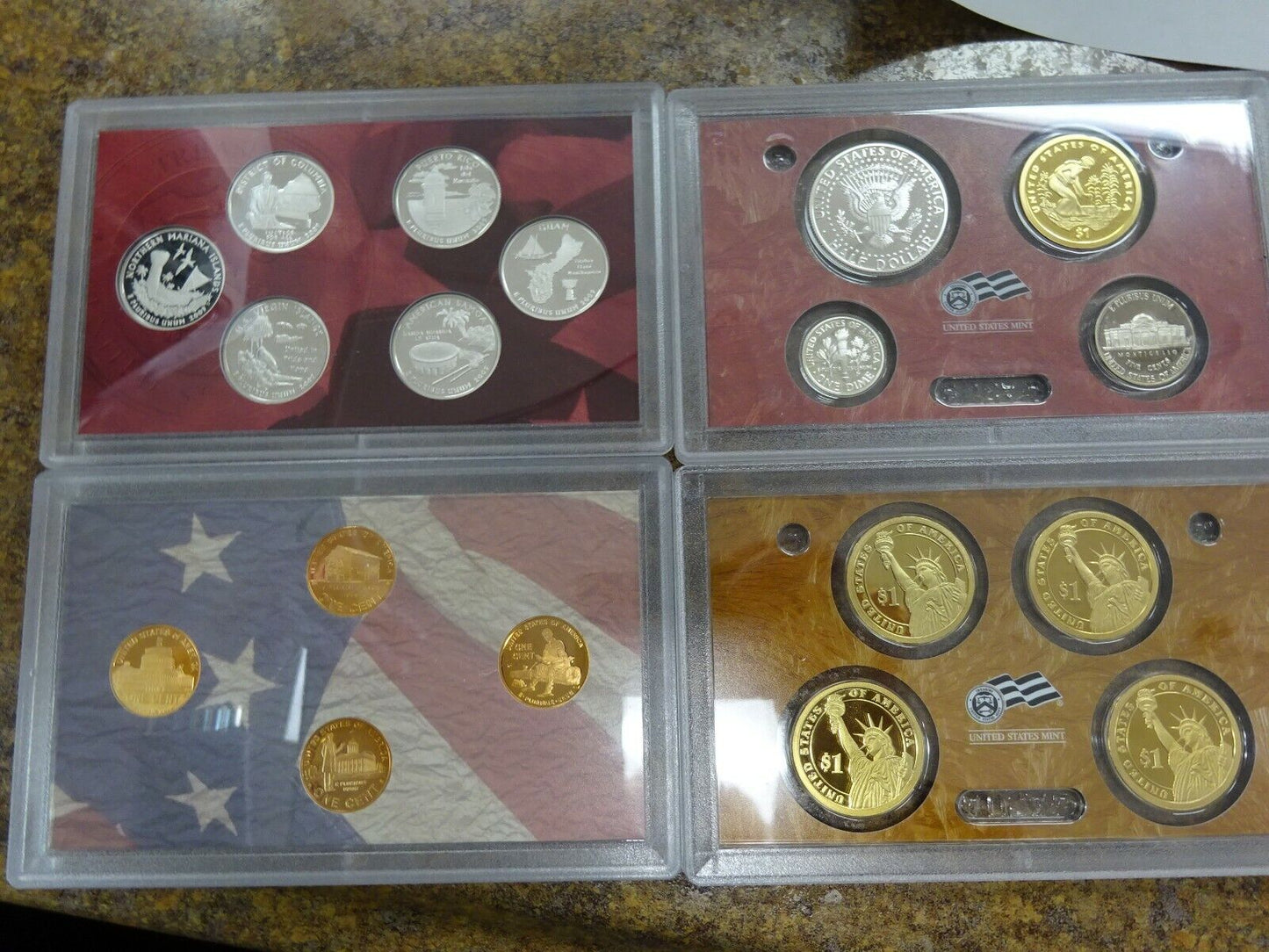 2009 S Proof Set Original Box +COA 18 Coins 90% Silver Quarters Kennedy US Mint