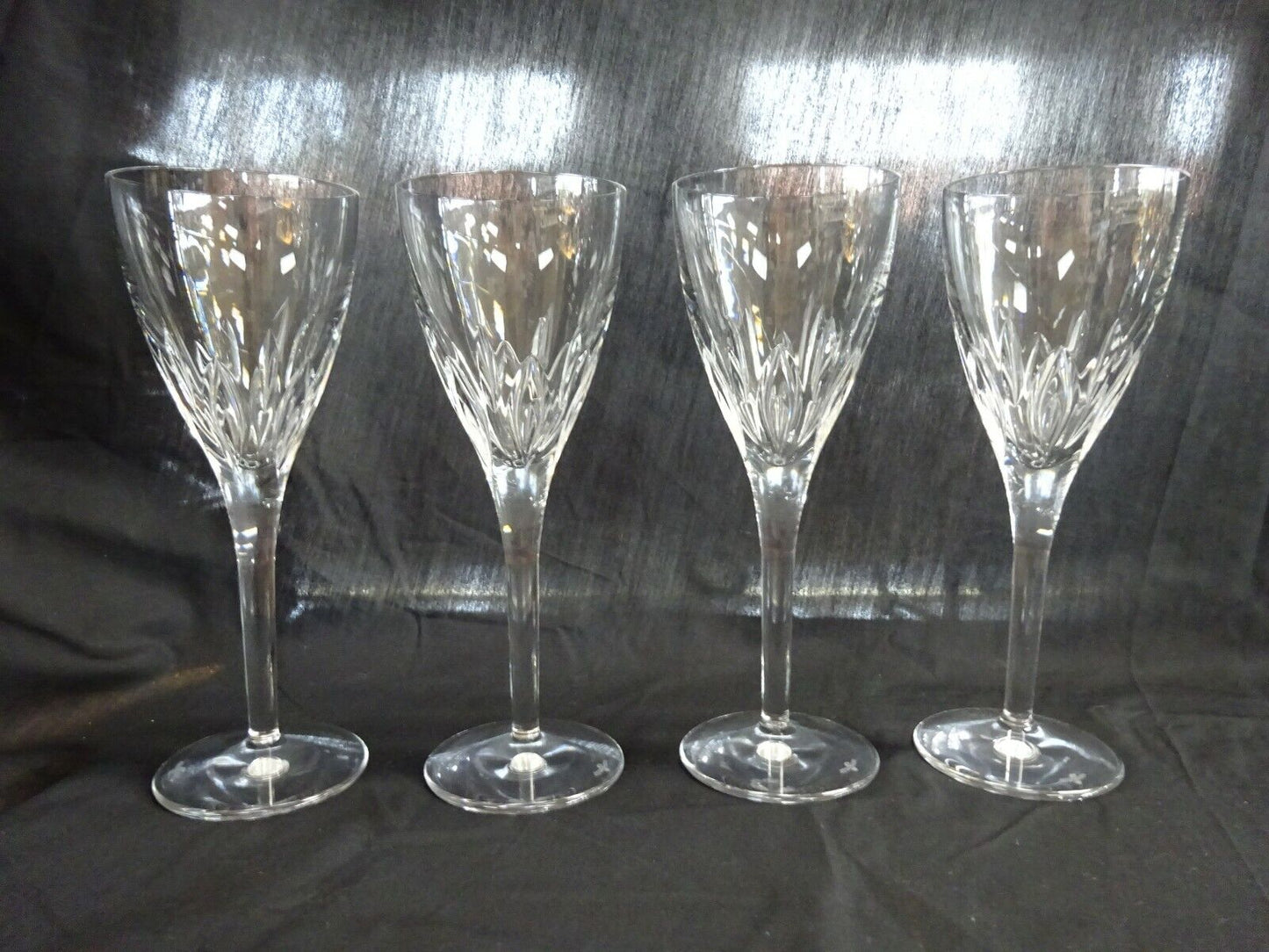4 Waterford Irish Crystal ABBINGTON Claret Wine Glass , Lot of 4, MINT CONDITION