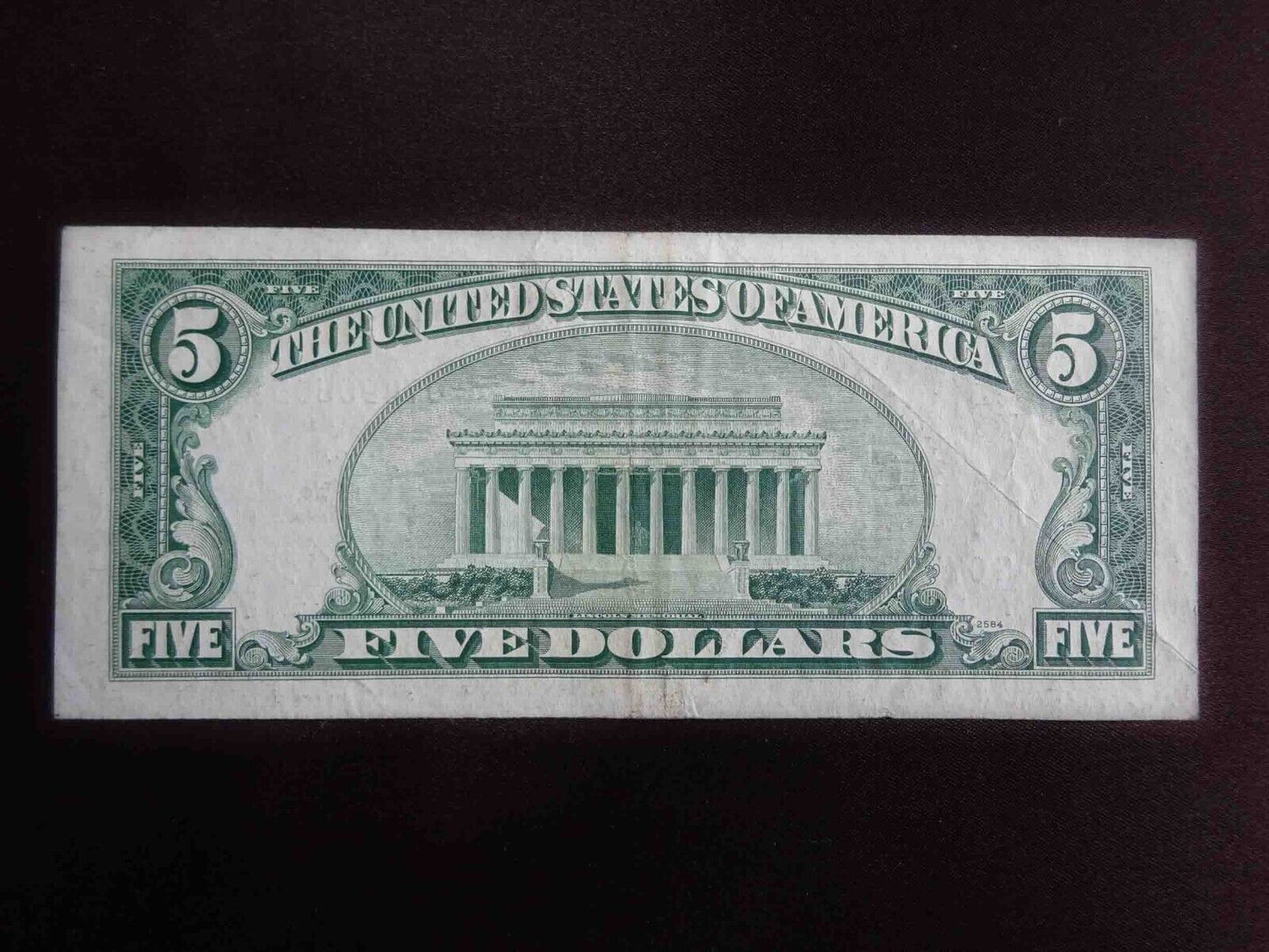 1950D $5 Federal Reserve Note Chicago Illinois G07490605E