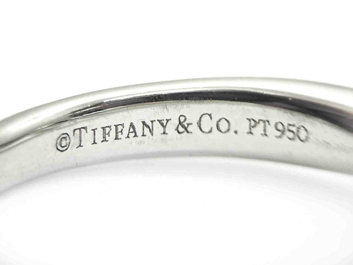 Tiffany & Co 0.30ct tw Diamond Platinum "Harmony" Ring Size 4.5, Box & Papers