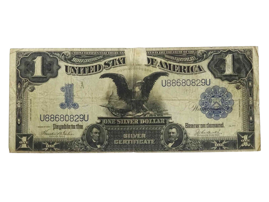1899 $1 Black Eagle Silver Certificate U88680829U