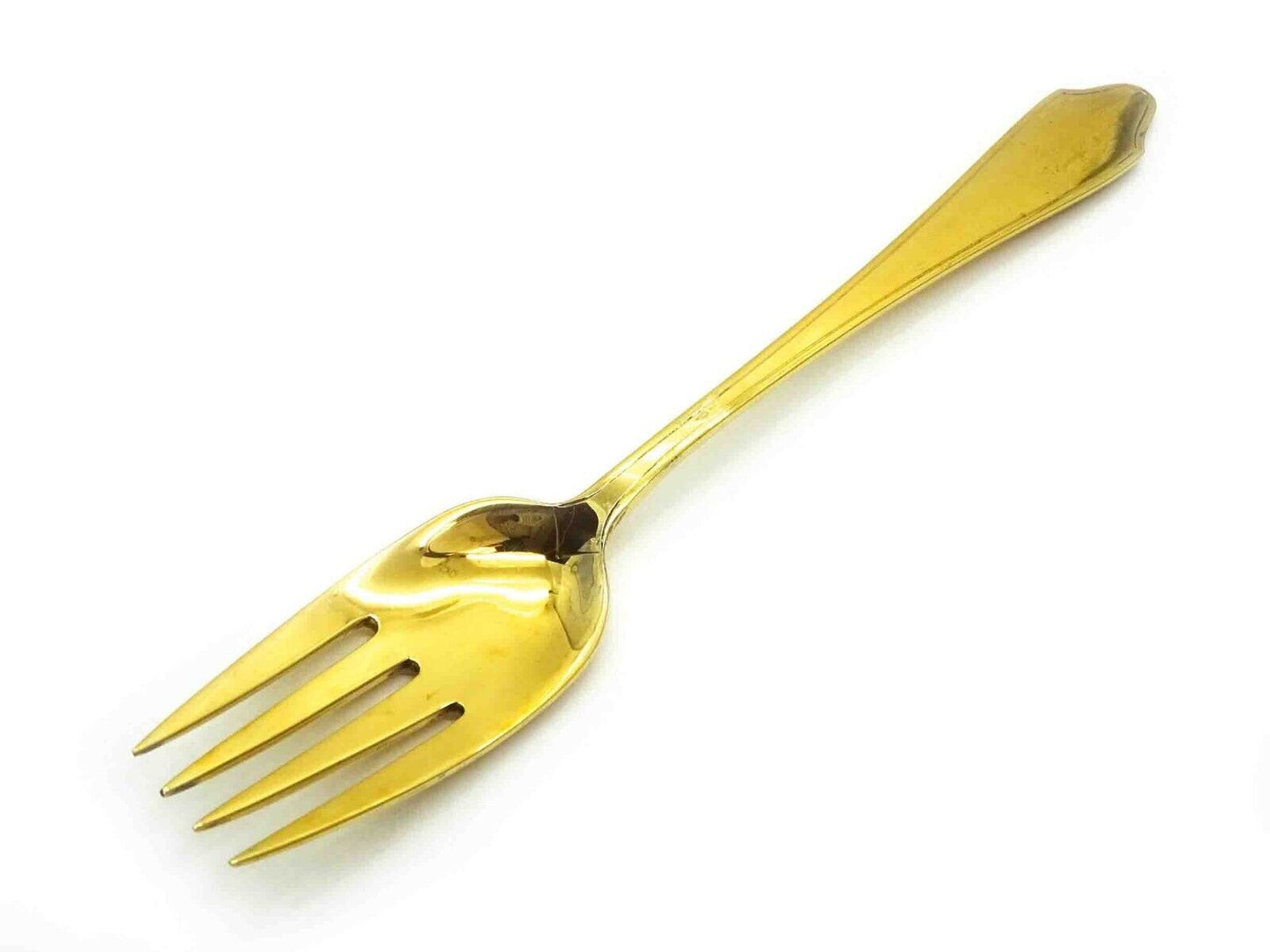 Tiffany & Co Vintage Mid-Century Modern Clinton Gold Vermeil Forks